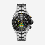 TAG Heuer Formula 1 Chronograph x Senna, 43 mm, aço em aço