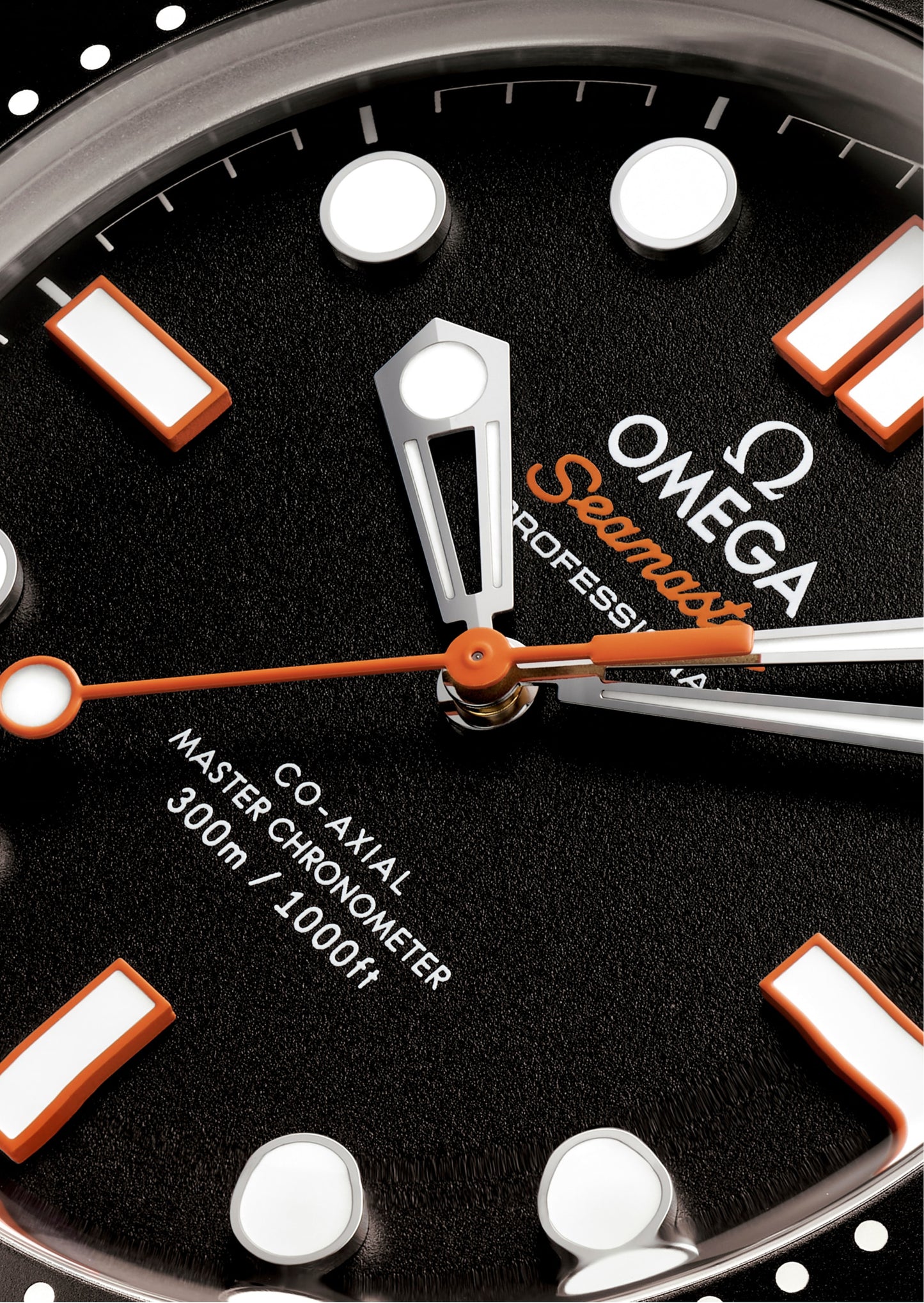 Seamaster Diver 300M 42mm aço com bracelete de borracha