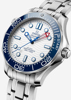 Seamaster Diver 300M Edição AMERICA'S CUP, 42 mm, aço em aço