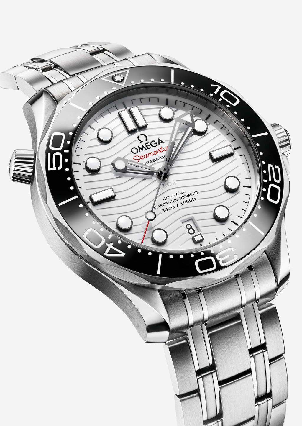 Seamaster Diver 300M, 42mm, aço em aço