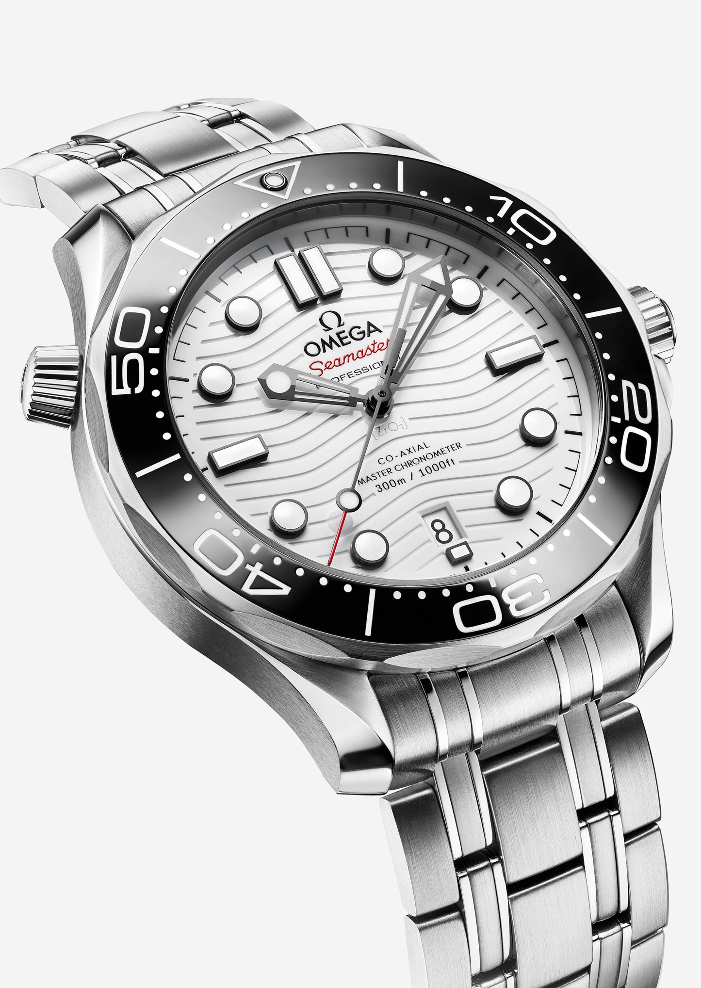 Seamaster Diver 300M 42mm aço com bracelete em aço