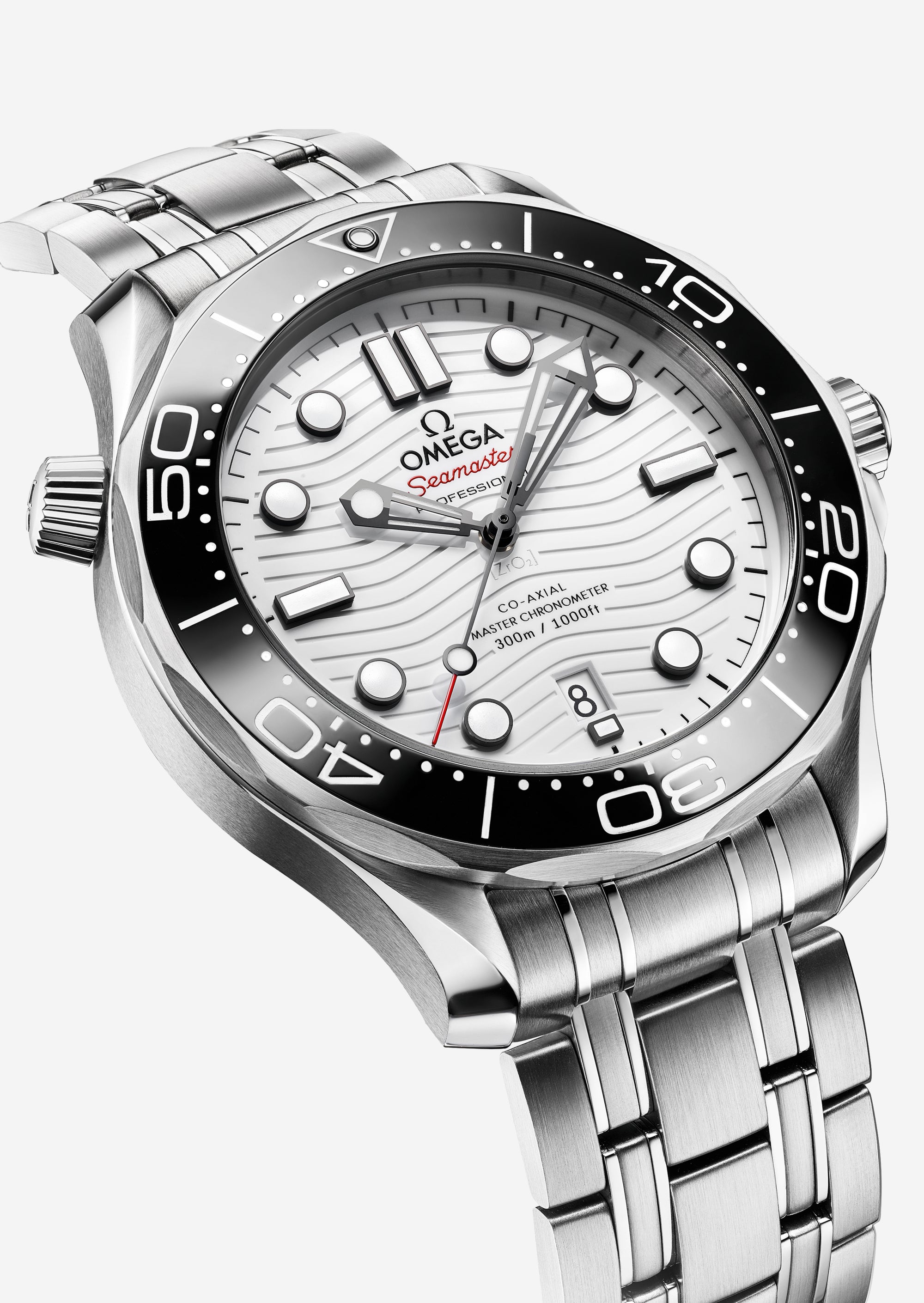 Seamaster Diver 300M, 42mm, aço em aço