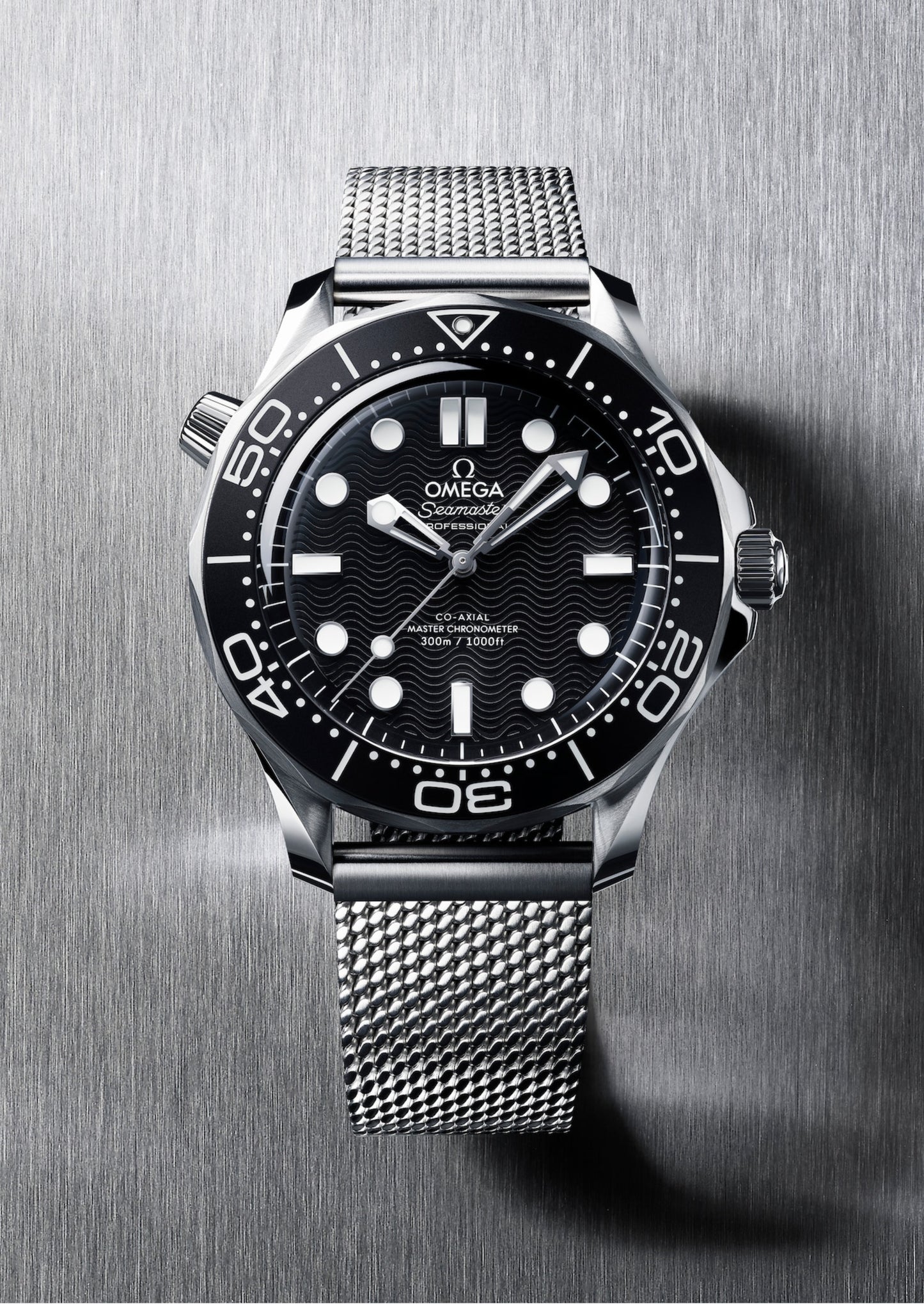 Seamaster Diver 300M 42mm aço com bracelete em aço