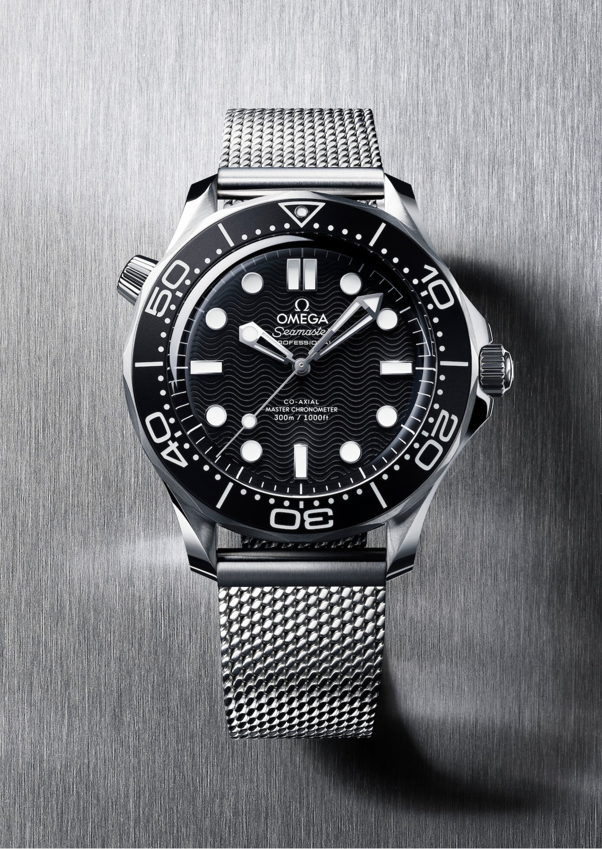 Seamaster Diver 300M, 42mm, aço em aço