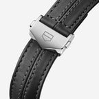 TAG Heuer Carrera Chronograph x Porsche, 44 mm, aço em bracelete de couro