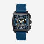 TAG Heuer Monaco Chronograph, 39 mm, aço em bracelete de borracha