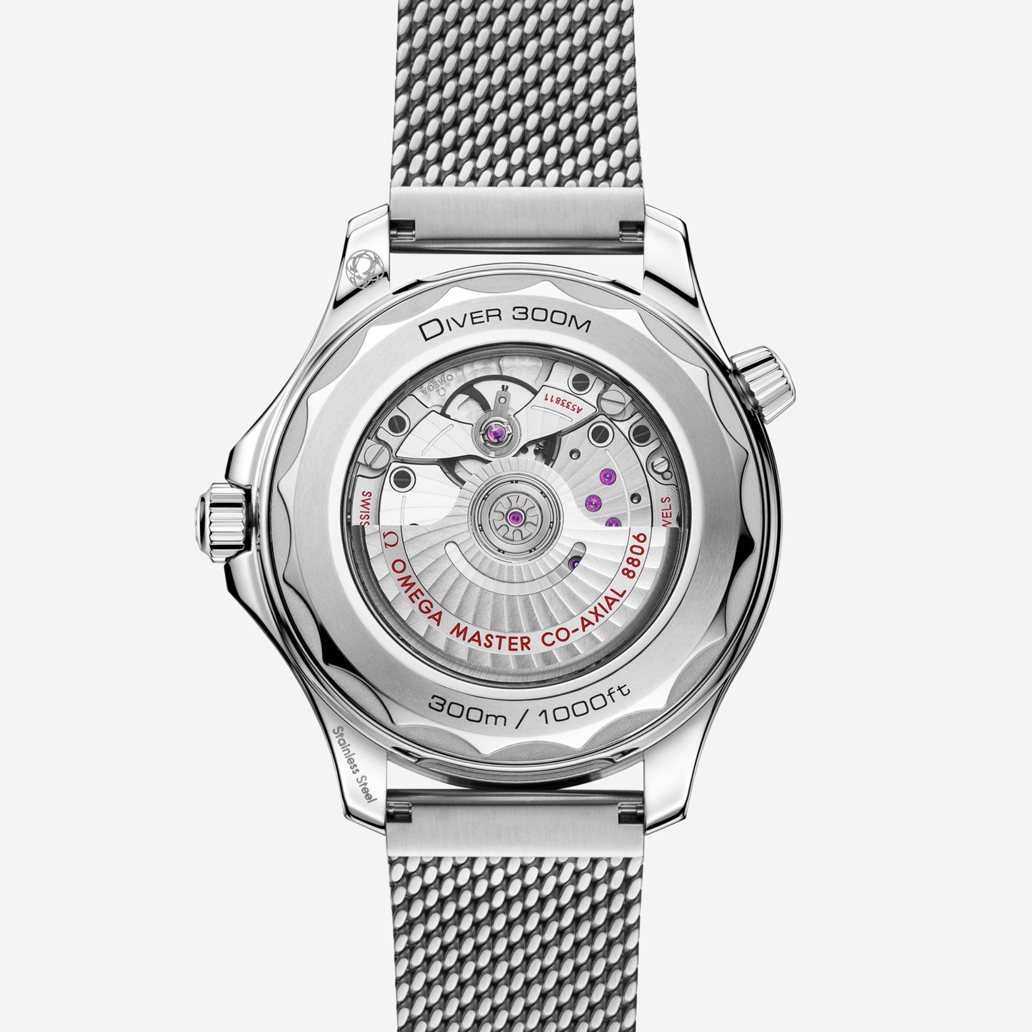 Seamaster Diver 300M 42mm aço com bracelete em aço