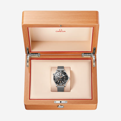 Seamaster Diver 300M 42mm aço com bracelete em aço