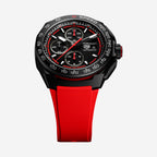 TAG Heuer Formula 1 Chronograph, 44 mm, aço em bracelete de borracha