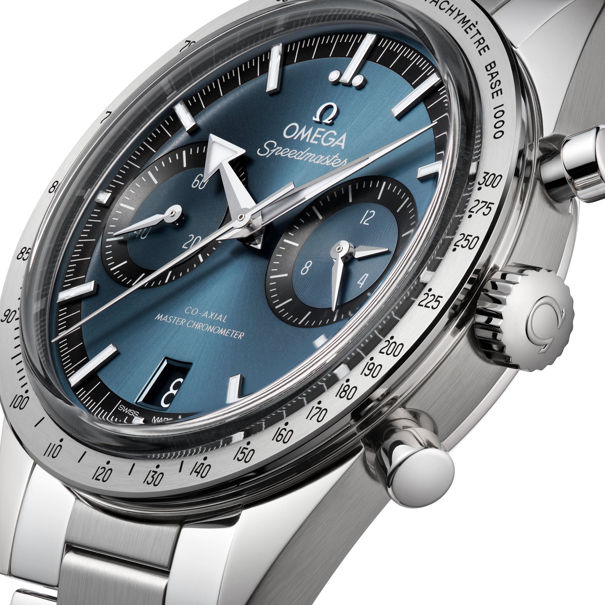 Speedmaster '57, 40,5 mm, aço em aço
