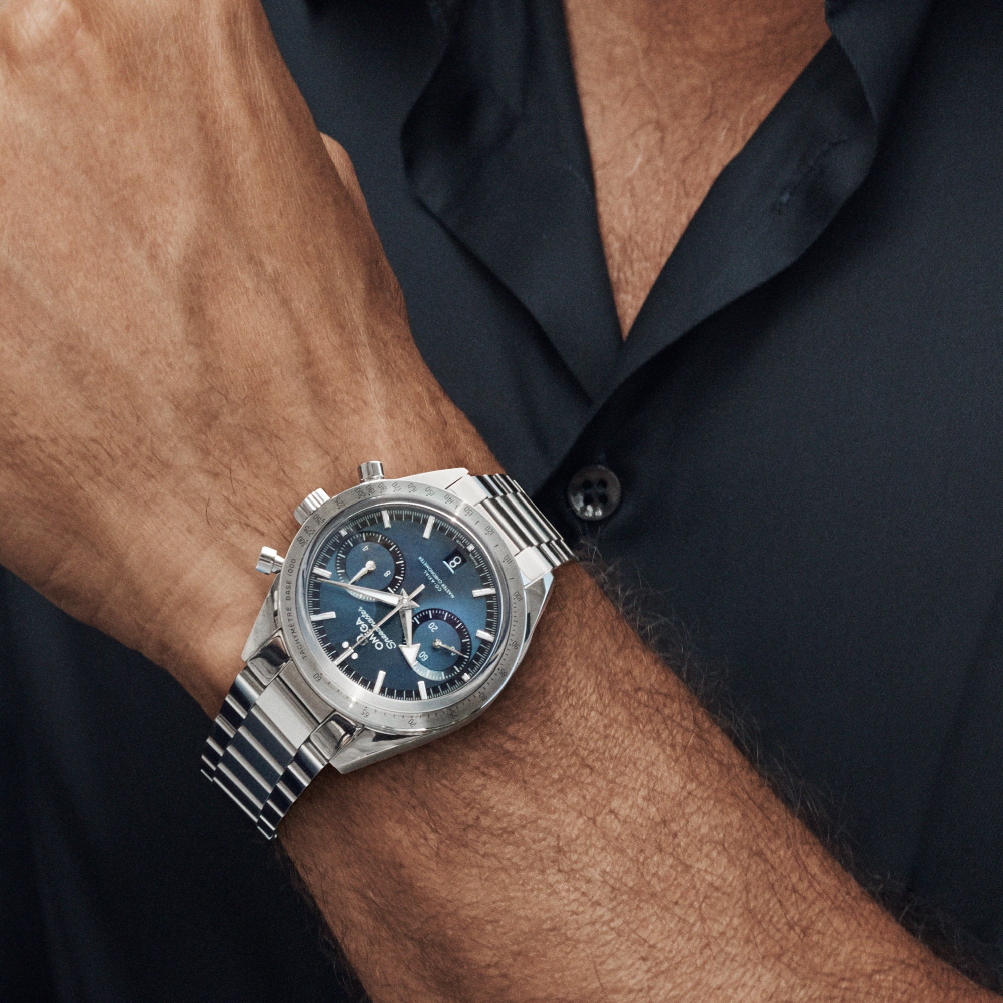 Speedmaster '57, 40,5 mm, aço em aço