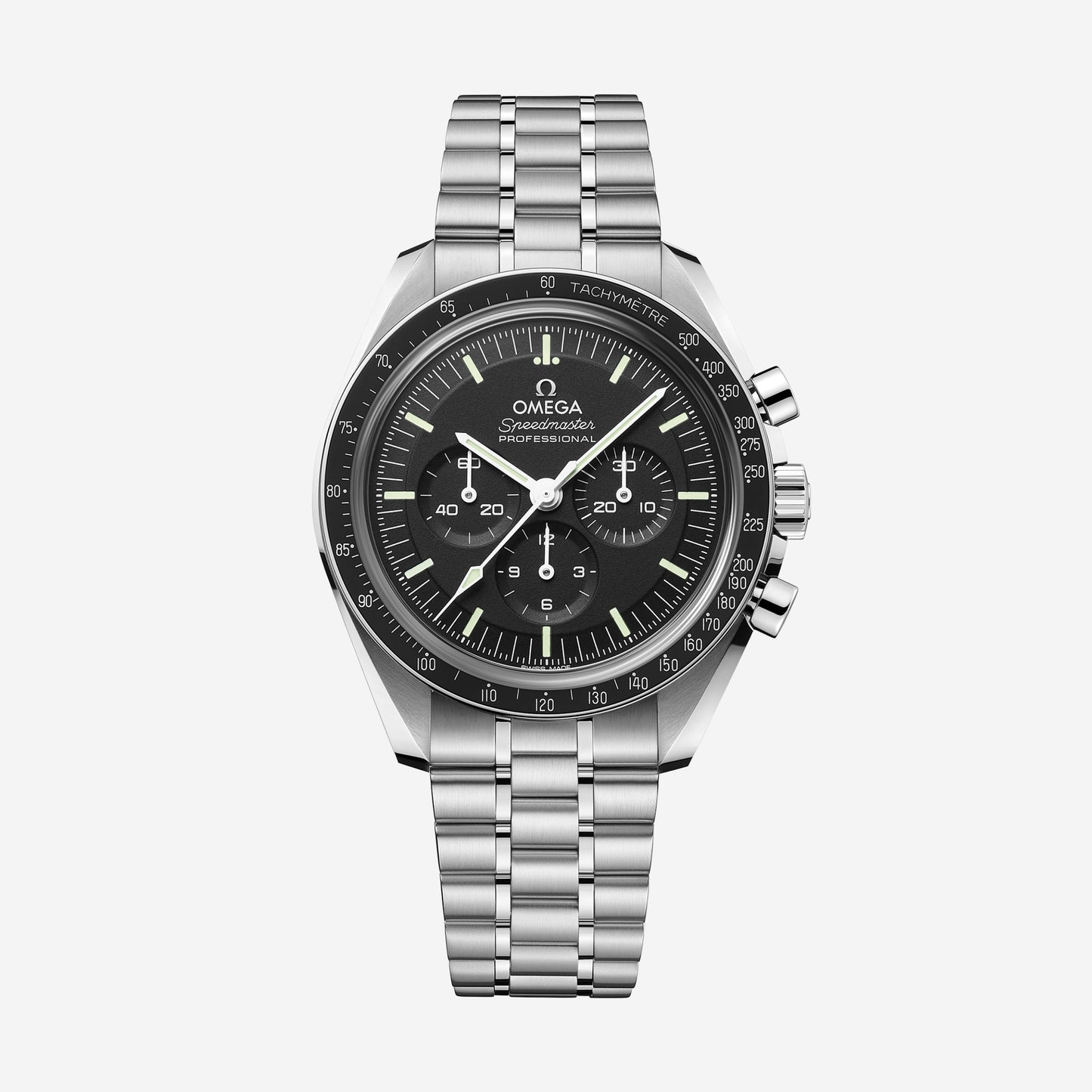 Speedmaster Moonwatch Professional 42mm aço com bracelete em aço