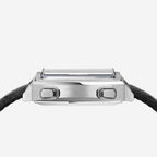 TAG Heuer Monaco Chronograph, 39 mm, aço em bracelete de couro