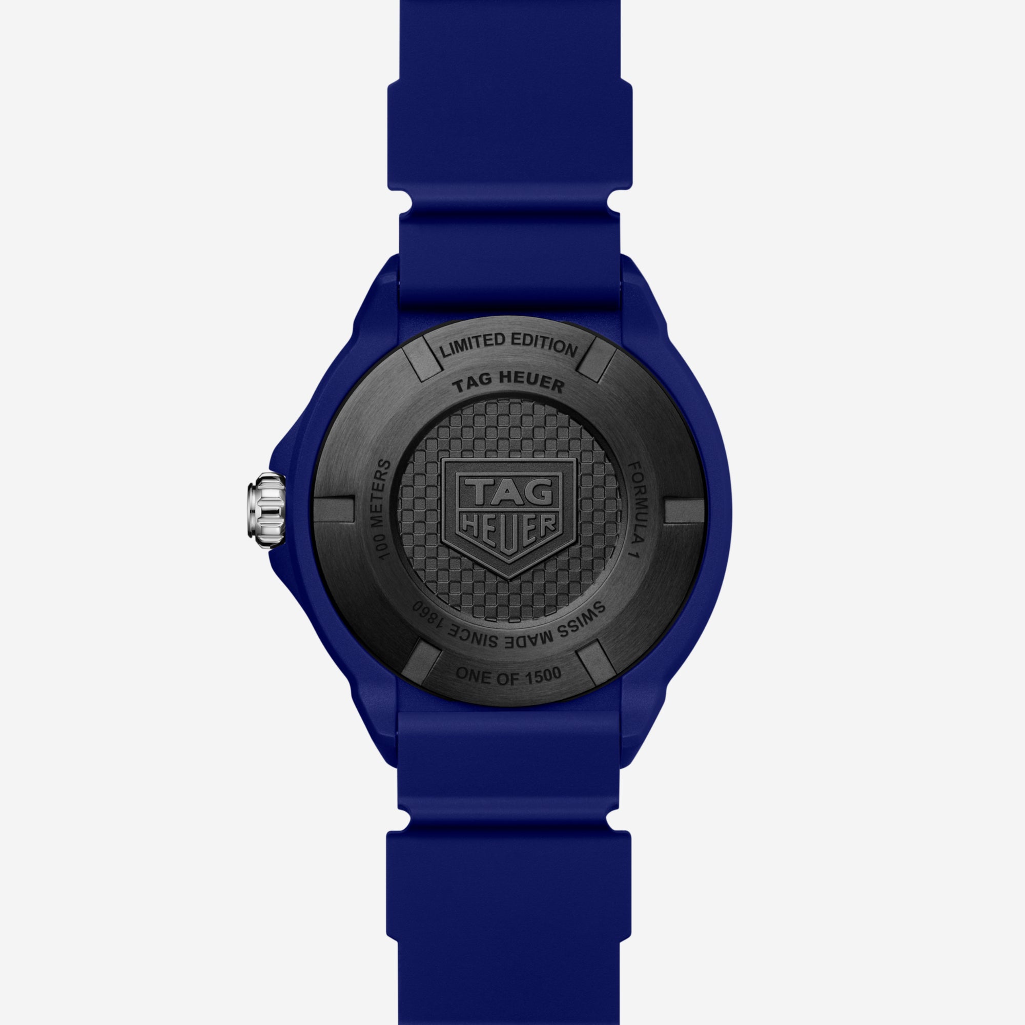 TAG Heuer Formula 1 Solargraph, 38 mm, aço em bracelete de borracha