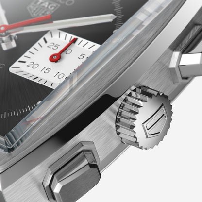 TAG Heuer Monaco Chronograph 39mm aço com bracelete em aço