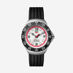 TAG Heuer Formula 1 Solargraph, 38 mm, aço em bracelete de borracha