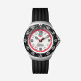 TAG Heuer Formula 1 Solargraph, 38 mm, aço em bracelete de borracha