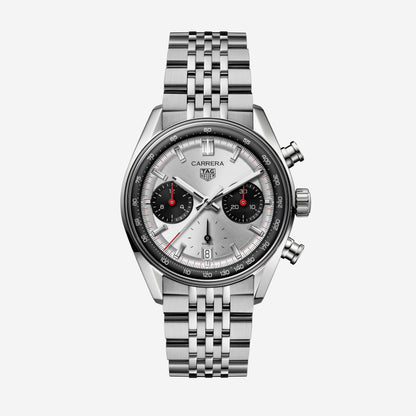 TAG Heuer Carrera Chronograph 39mm aço com bracelete em aço