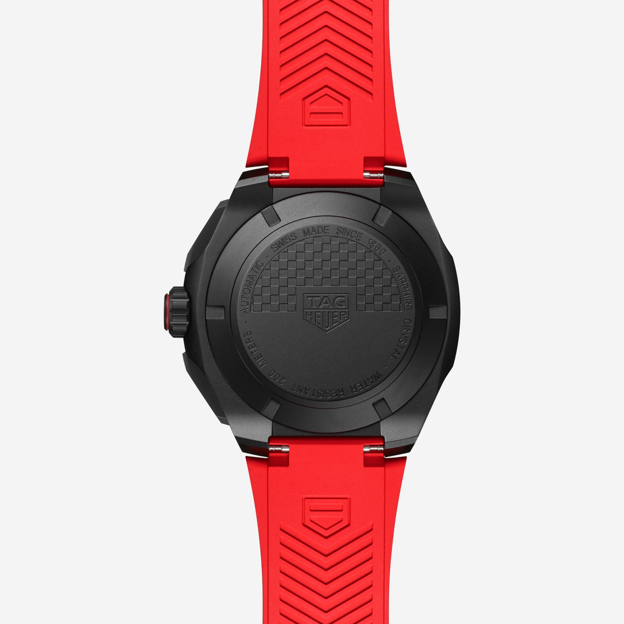 TAG Heuer Formula 1 Chronograph, 44 mm, aço em bracelete de borracha