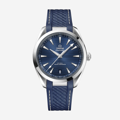 Seamaster Aqua Terra 150M 41mm aço com bracelete de borracha