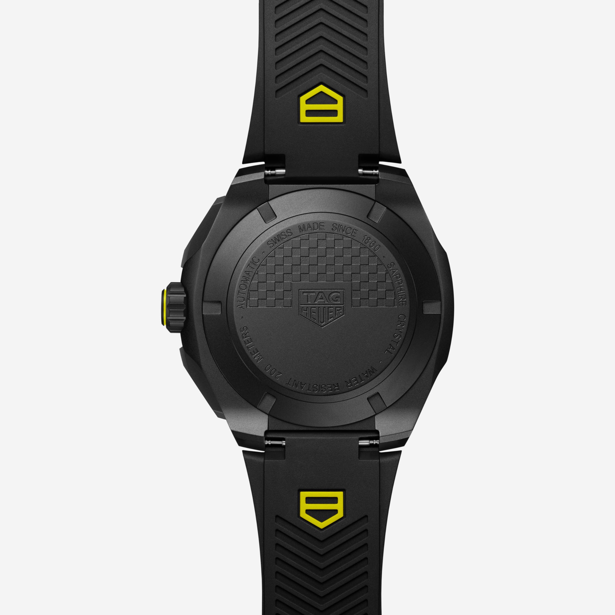 TAG Heuer Formula 1 Chronograph, 44 mm, aço em bracelete de borracha