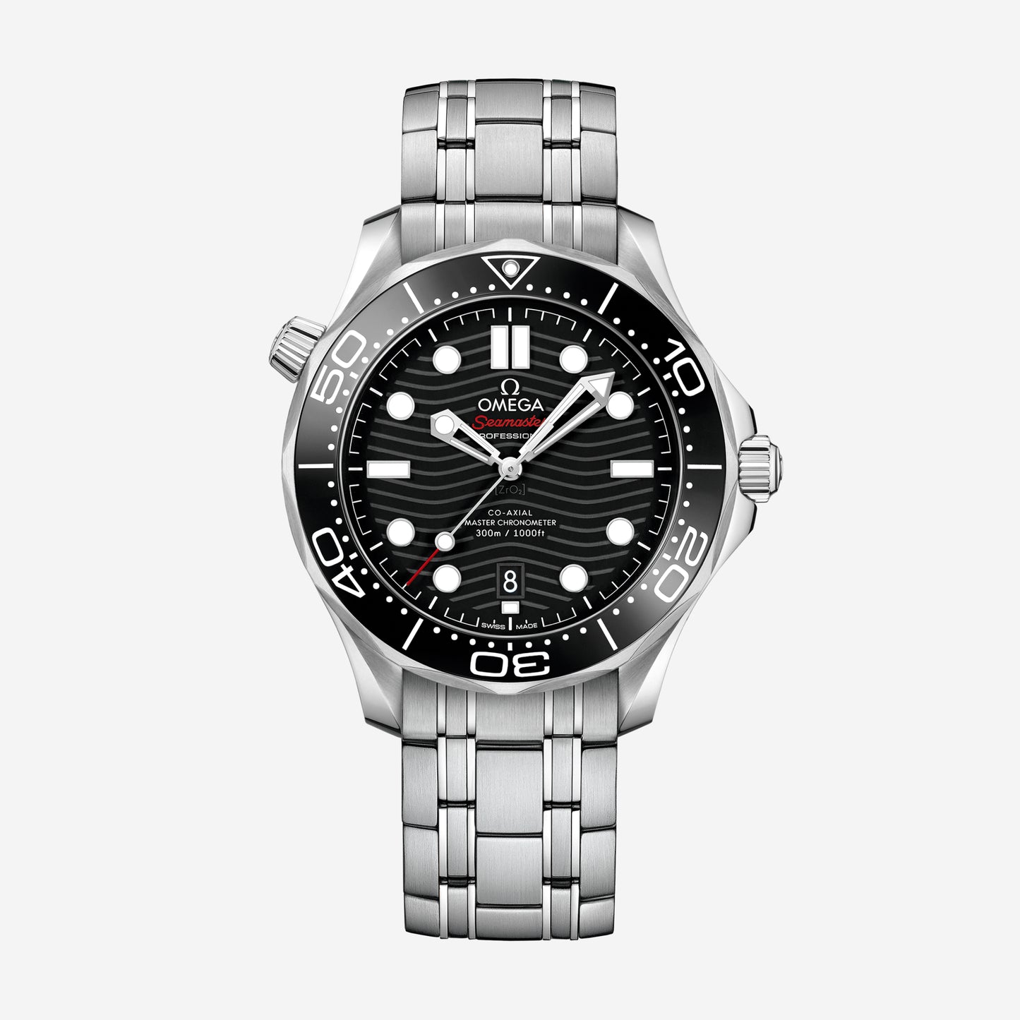 Seamaster Professional Diver 300M 42mm aço com bracelete em aço