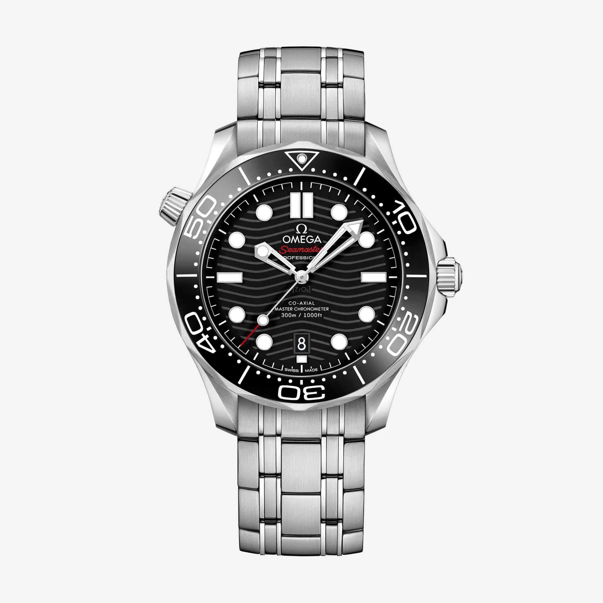 Seamaster Professional Diver 300M, 42mm, aço em aço