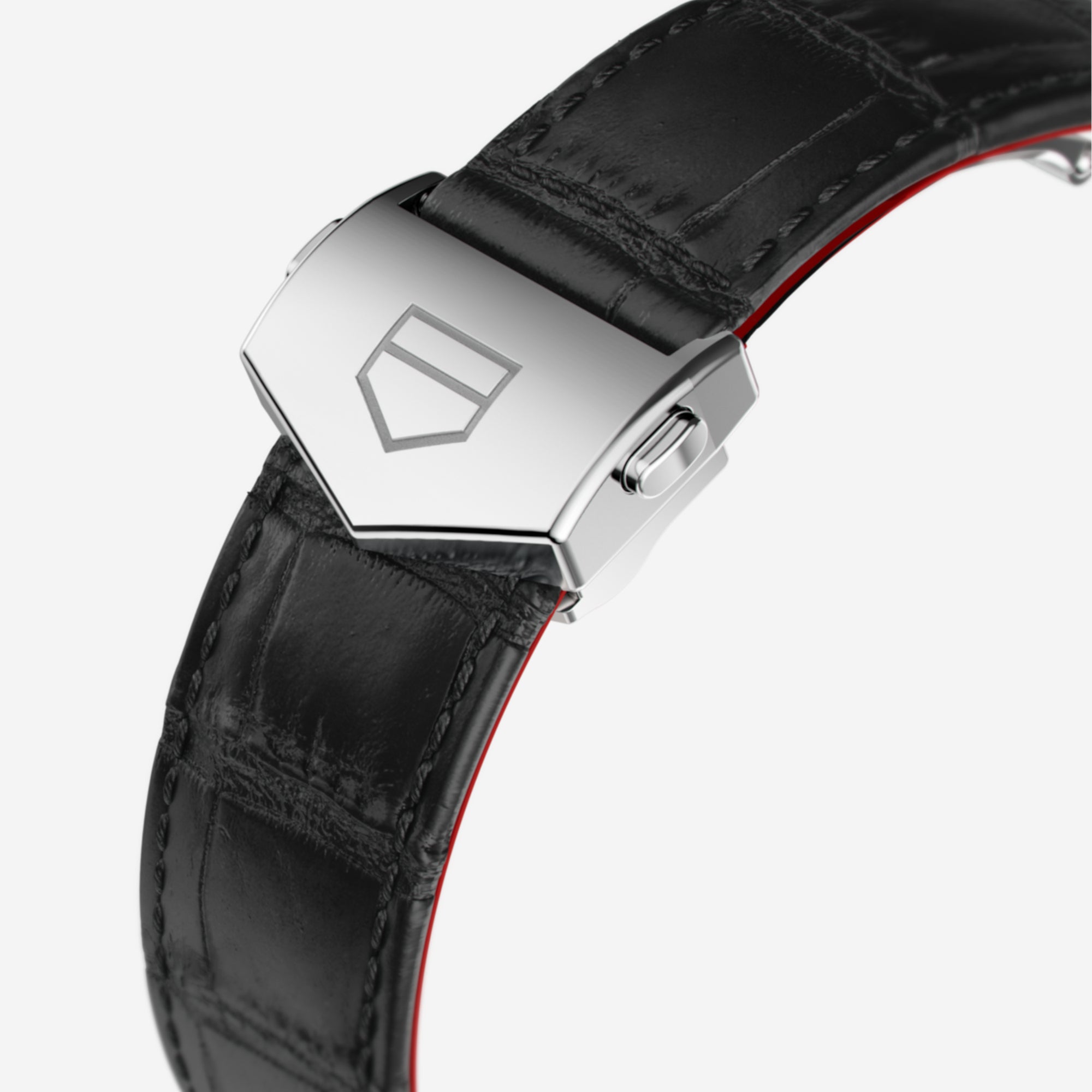 TAG Heuer Monaco Calibre 12 Final Edition, 39 mm, aço em bracelete de couro