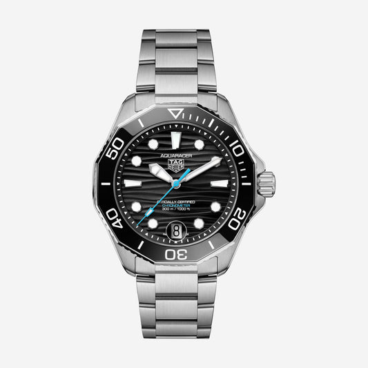 TAG Heuer Aquaracer Professional 300 Date 42mm aço com bracelete em aço