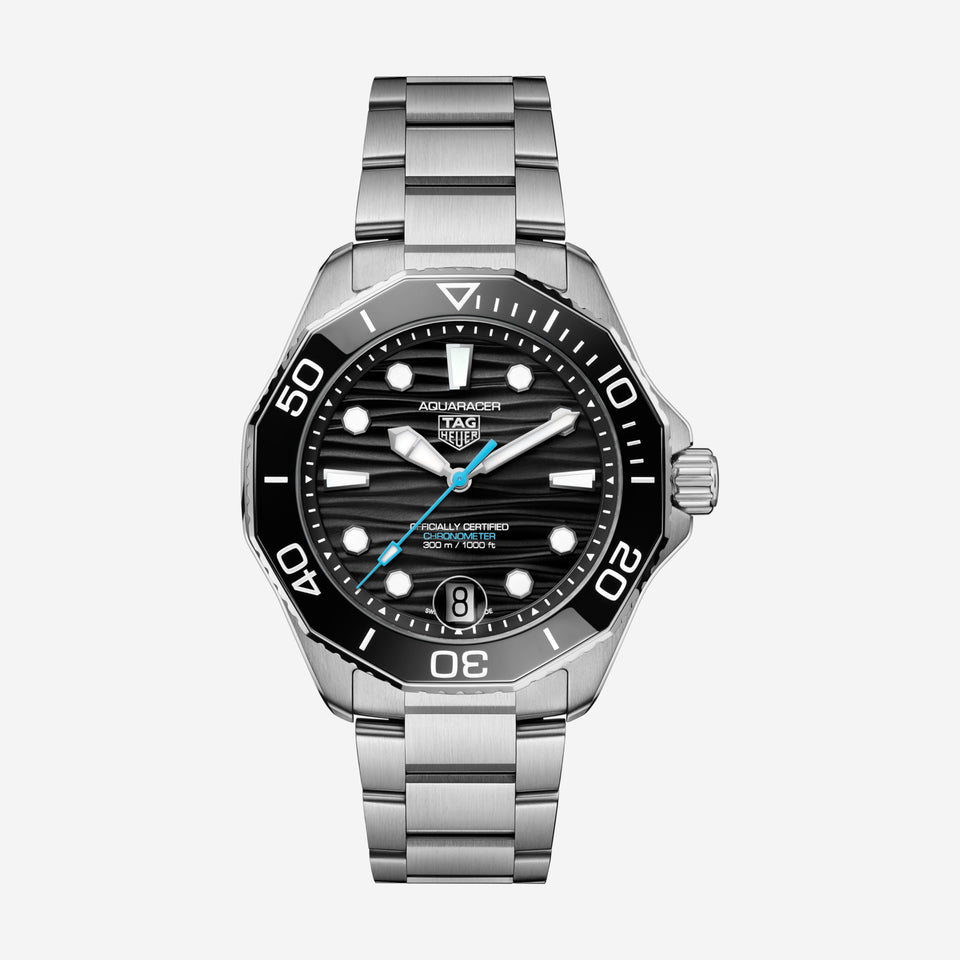 TAG Heuer Aquaracer Professional 300 Date, 42 mm, aço em aço