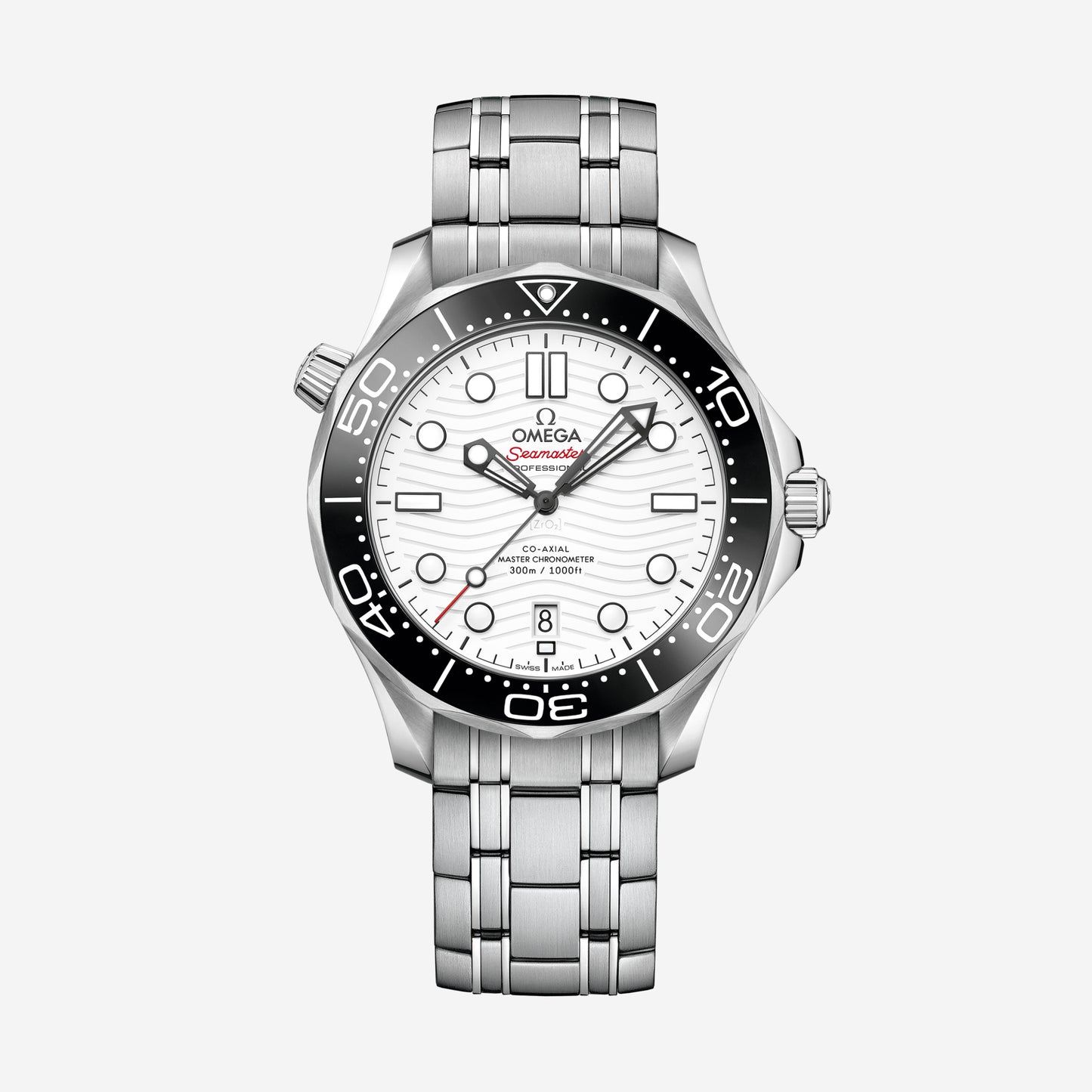 Seamaster Diver 300M 42mm aço com bracelete em aço