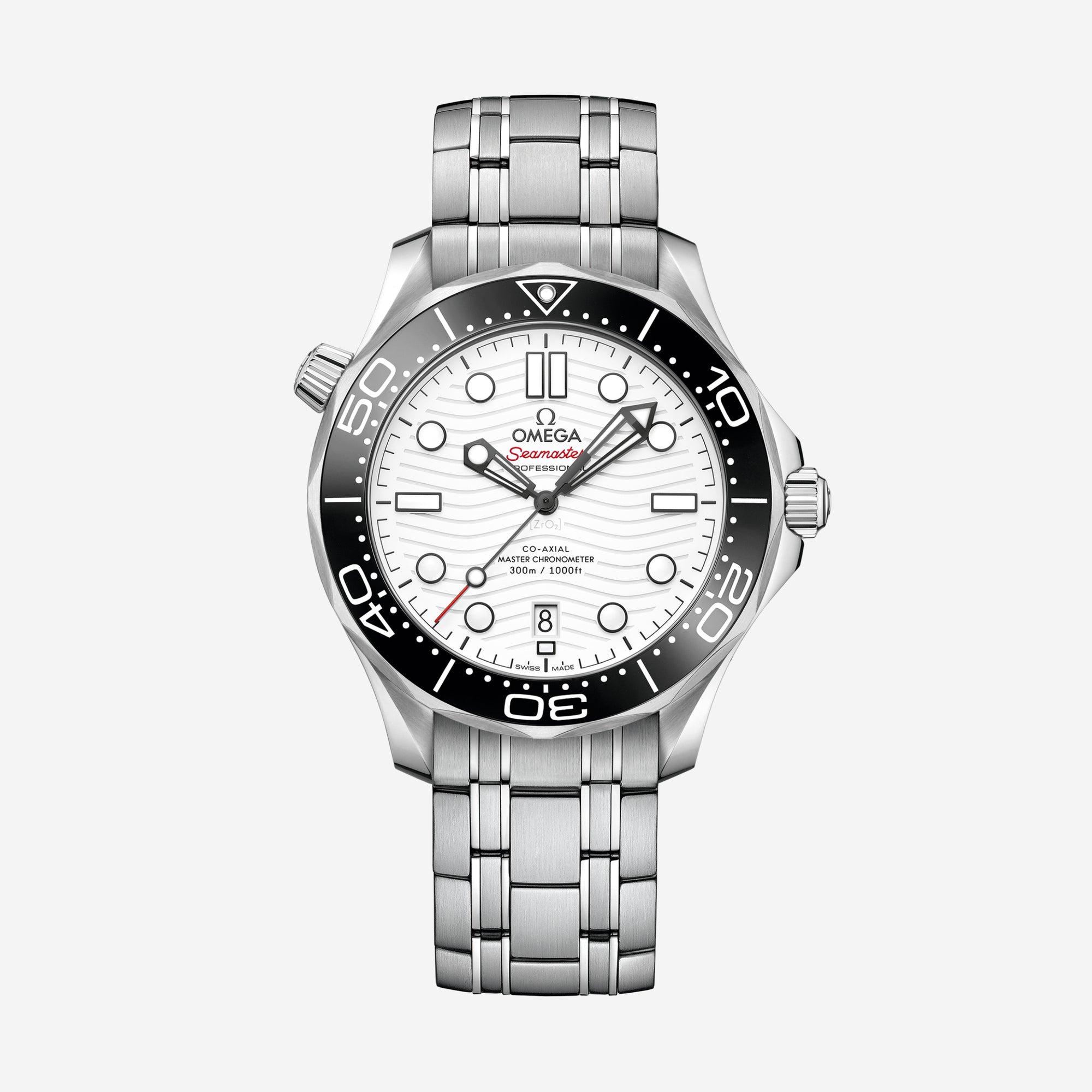 Seamaster Diver 300M, 42mm, aço em aço