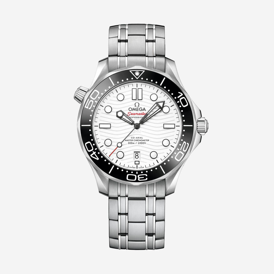 Seamaster Diver 300M, 42mm, aço em aço