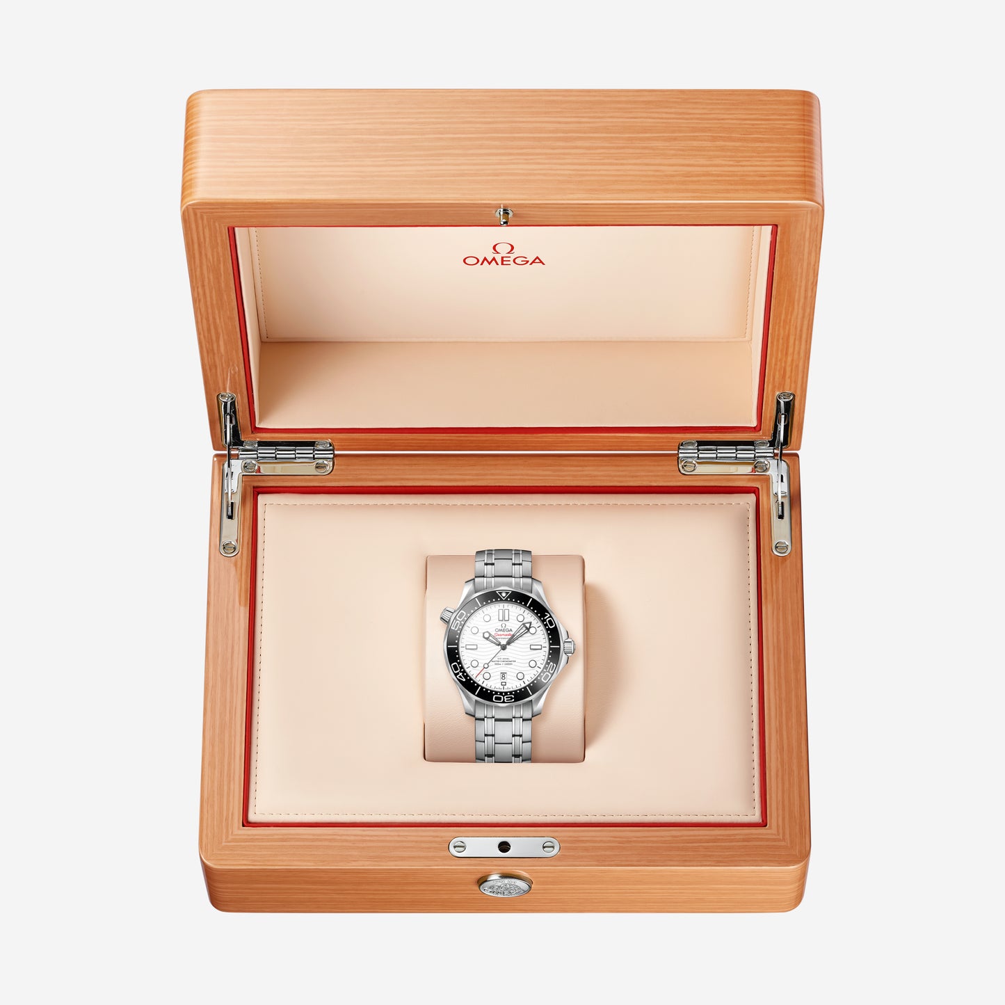 Seamaster Diver 300M 42mm aço com bracelete em aço
