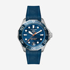 TAG Heuer Aquaracer Professional 300 Date, 42 mm, aço em bracelete de borracha