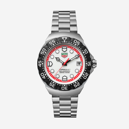 TAG Heuer Formula 1 Solargraph 38mm aço com bracelete em aço
