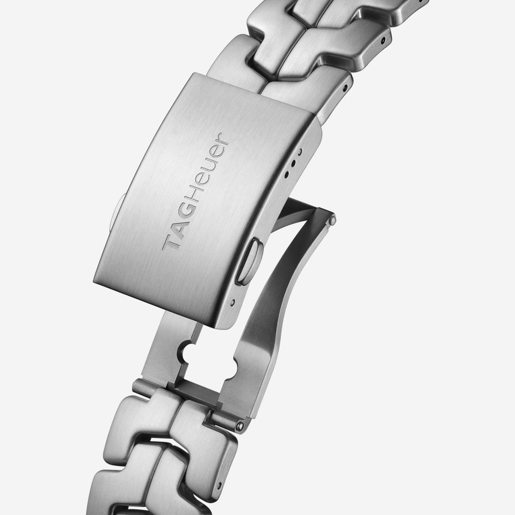 TAG Heuer Formula 1 Chronograph x Senna, 43 mm, aço em aço