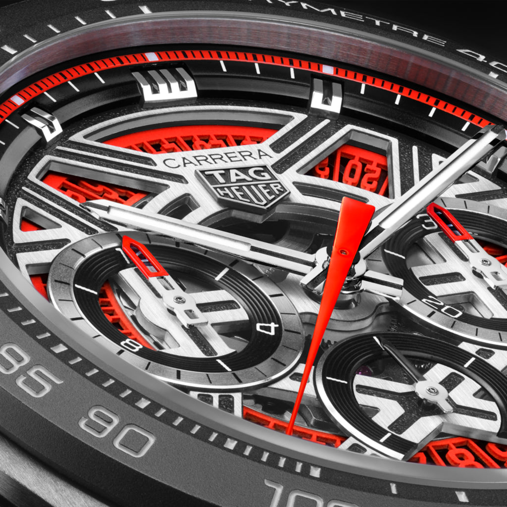 TAG Heuer Carrera Chronograph Extreme Sport, 44 mm, aço em bracelete de borracha