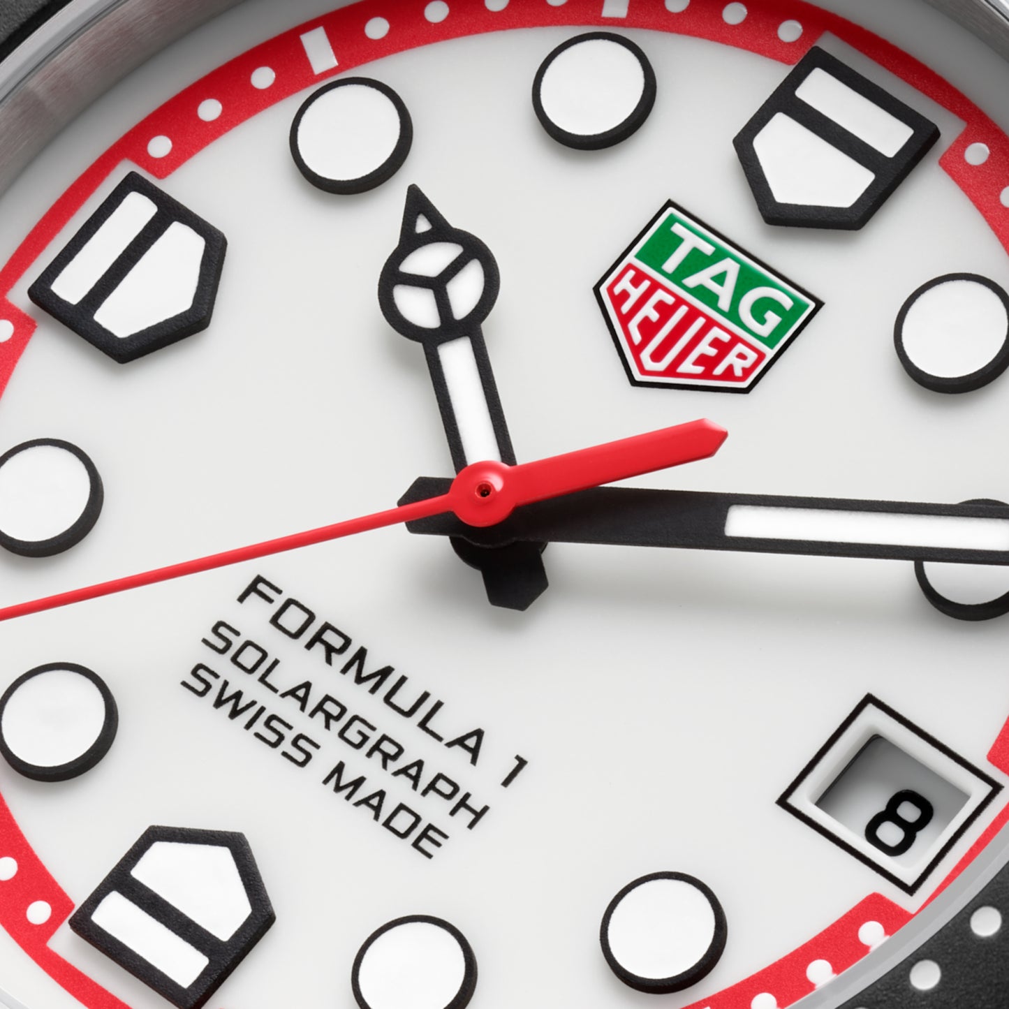 TAG Heuer Formula 1 Solargraph 38mm aço com bracelete em aço