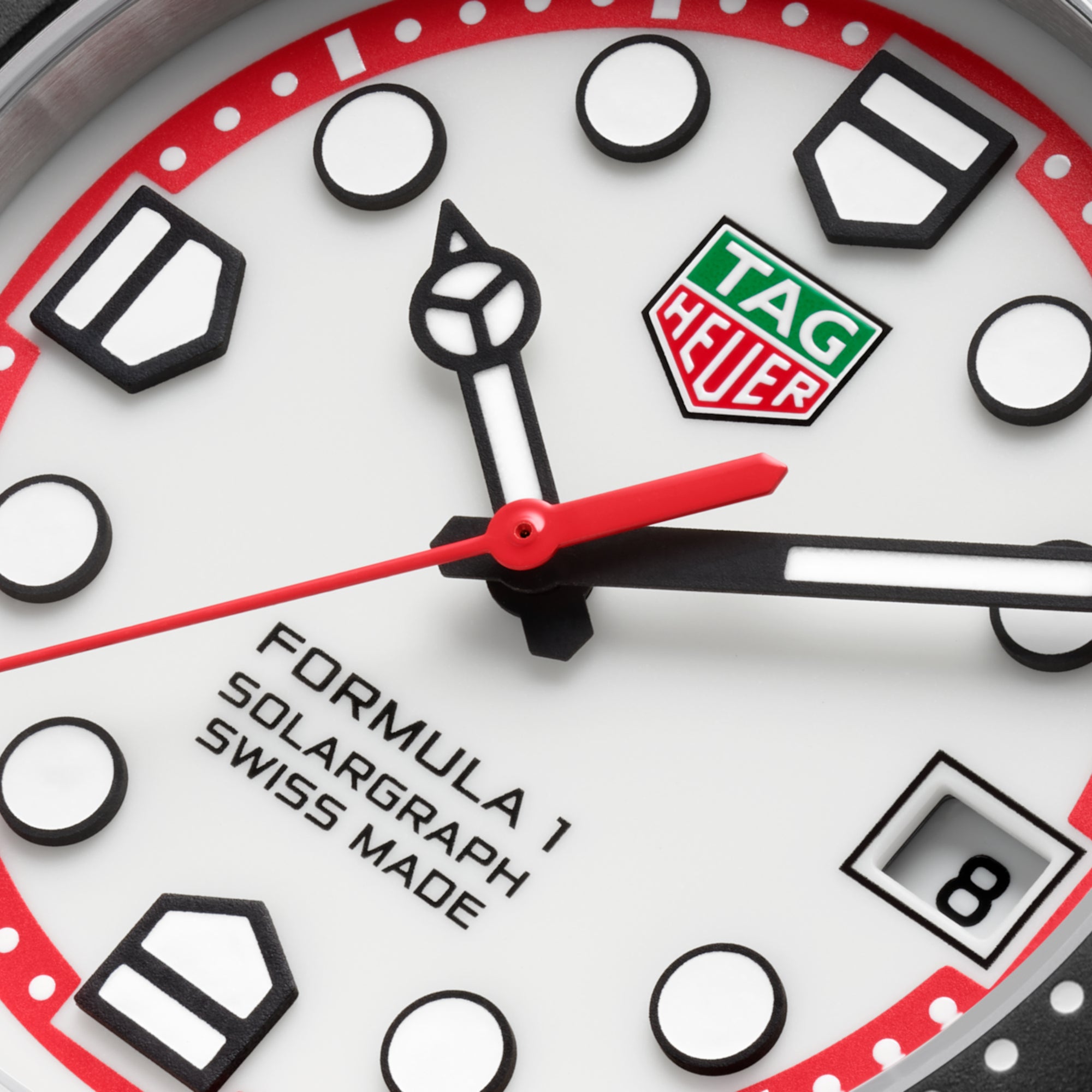 TAG Heuer Formula 1 Solargraph, 38 mm, aço em aço