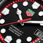 TAG Heuer Formula 1 Solargraph, 38 mm, aço em bracelete de borracha