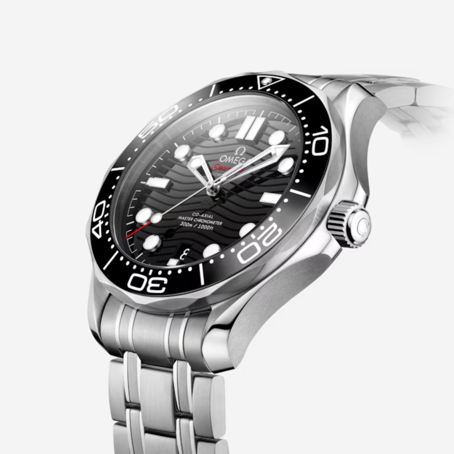 Seamaster Professional Diver 300M 42mm aço com bracelete em aço