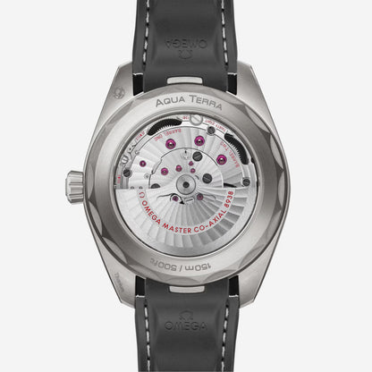Seamaster Aqua Terra Worldtimer 150M New York 43mm aço com bracelete de borracha