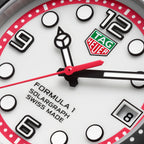 TAG Heuer Formula 1 Solargraph, 38 mm, aço em bracelete de borracha