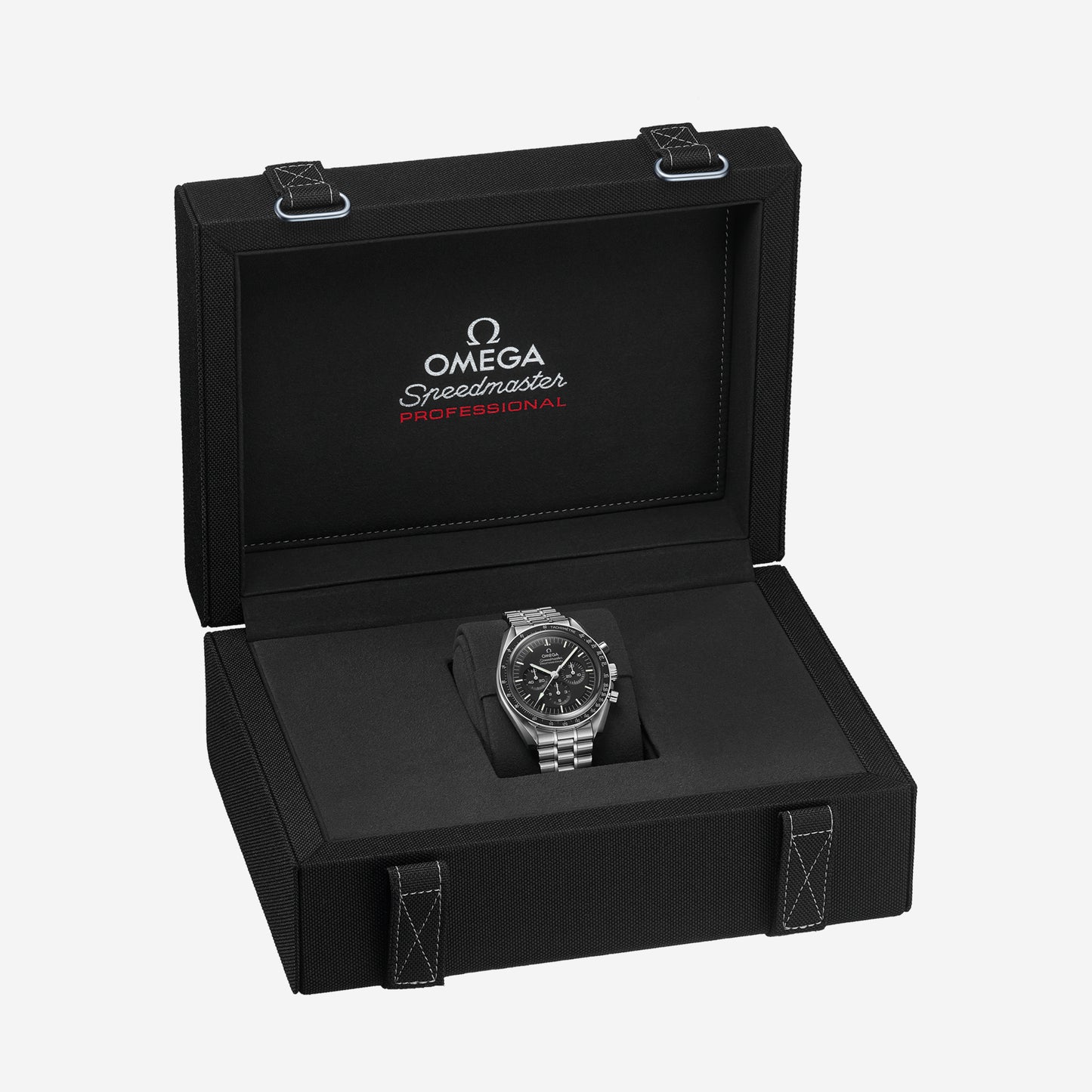 Speedmaster Moonwatch Professional 42mm aço com bracelete em aço