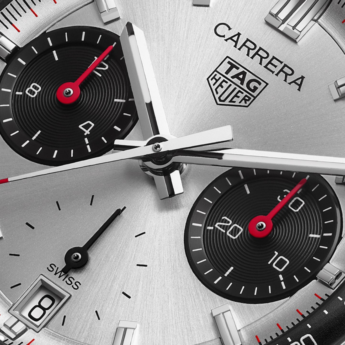 TAG Heuer Carrera Chronograph 39mm aço com bracelete em aço