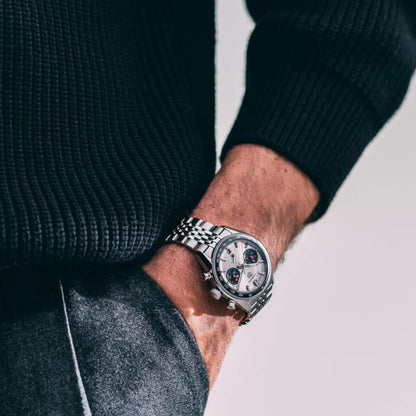 TAG Heuer Carrera Chronograph 39mm aço com bracelete em aço