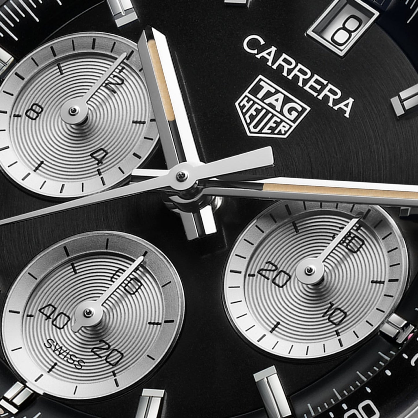 TAG Heuer Carrera Chronograph 39mm aço com bracelete em aço