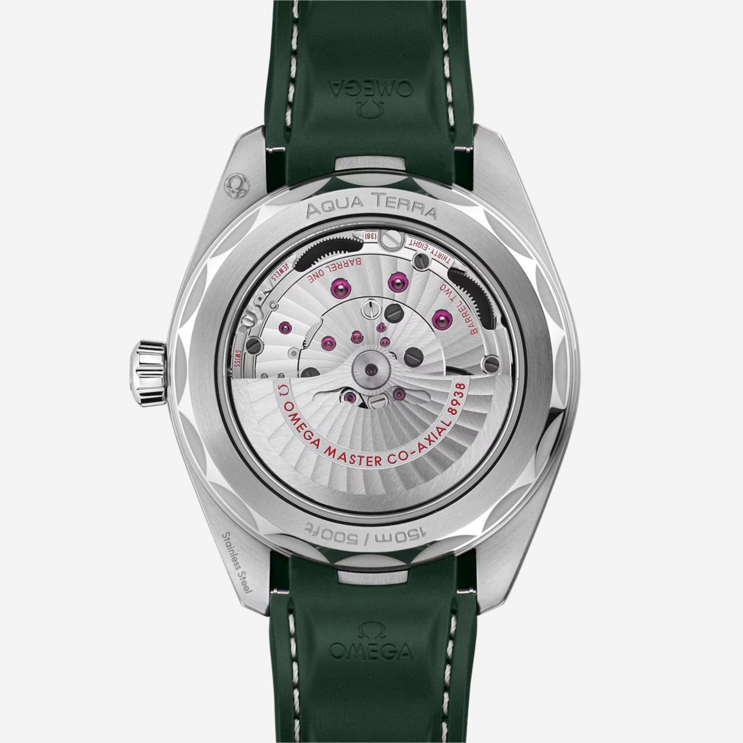 Seamaster Aqua Terra Worldtimer 150M Rio 43mm aço com bracelete de borracha