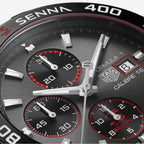 TAG Heuer Formula 1 Chronograph x Senna, 44 mm, aço em aço